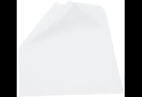Chiffons en microfibres - 12 x 16 - Blanc - Qualité optisoft easy Standard