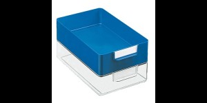 Casiers – grand modèle - Transparent – particulièrement haut – 65 mm