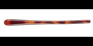 Embouts, forme symétrique, havane