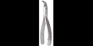 Pince ronde pointue à bords et encoches courbes