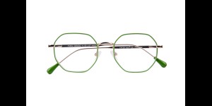 Lunettes de lecture Yoko G69300 vert-or +1.00