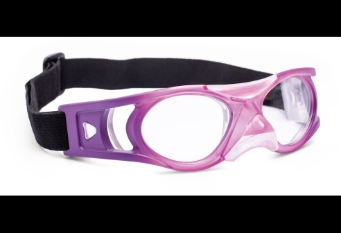 Lunnettes de sport Bounce junior couleur rose mat - violet