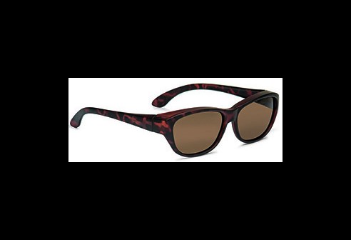 Lunettes superposables, Ovale havana