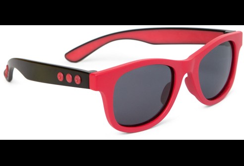 Lunettes de soleil pour enfants 6-10 ans taille M, rouge