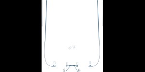 Assortiment de branches monobloc bleu
