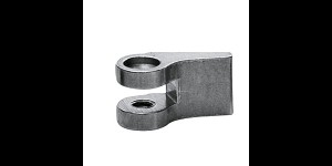 Charnières à braser, partie fixée sur la monture côte droit, yeux double, ouverture 1,05 mm