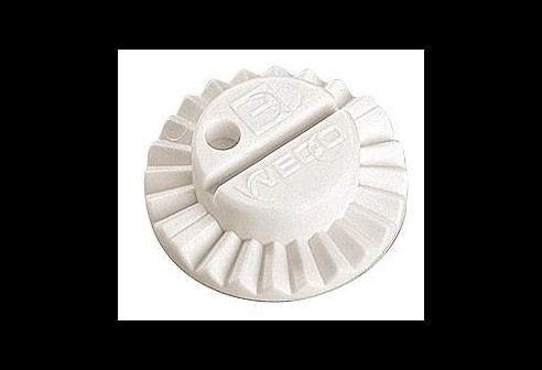 WECO-Variobloc, blanc, courbure plate, diamètre 25 mm