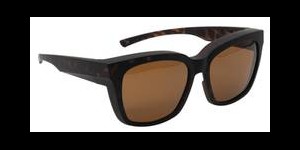 Lunettes superposables modèle Roma L mat havane 
