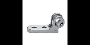 Charnières à rivets, partie fixée sur la branche côte right, yeux double, ouverture 0,9 mm