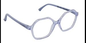 Lux Glitter bleu ciel/gris bleu clair, taille 44