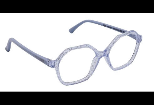 Lux Glitter bleu ciel/gris bleu clair, taille 44