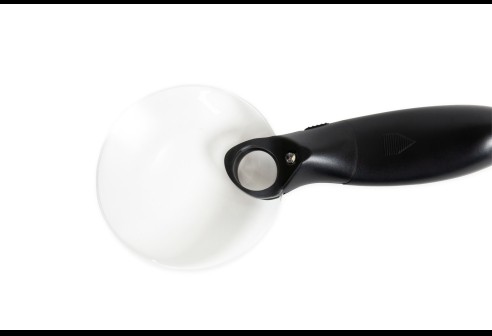 Loupe à main 3X/5X avec LED