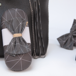 Etui Black Triangle de Microfibre par 5 pièces