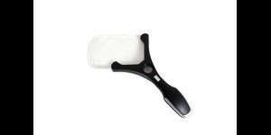 Loupe à main 2,5/5X avec LED