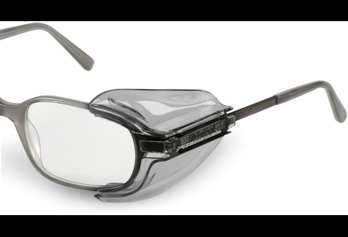 Rabat latéral petit plastique universel gris transparent