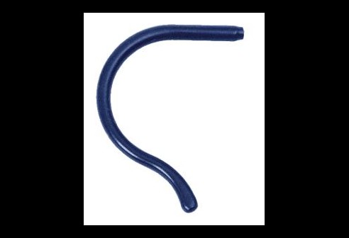 Embouts de sport en silicone, enfants: longueur 75 mm, bleu