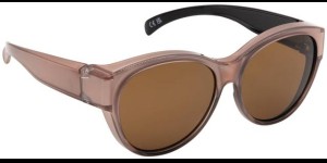 Lunettes superposables modèle Bern M brillant bronze
