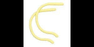 Embouts, enfants: longueur 80 mm, jaune