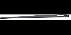 Acetaatveren zwart, scharnier 1,2 mm hoogte 6,3 mm