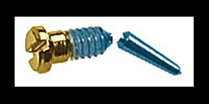 Gleufschroef goud Tuflock Ø 1,5 lengte 3,5/6,5 mm