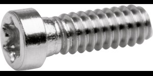 Torx 4 schroef zilver Ø 1,4 lengte 4,9 mm
