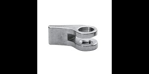 Soldeerscharnier voorstukdeel links, opening 1,0 mm