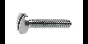 Gleufschroef zilver Ø 1,3 lengte 8,0 mm