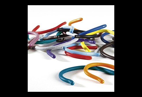 Oortip, kinderen: lengte 80 mm, zwart