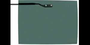 Voorhanger opklapbaar, zeer fijne uitvoering, maat L, zwart frame - Groen, polariserend