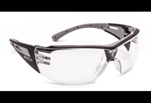 Veiligheidsbril blauw-grijs/transparant 