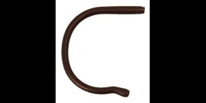 Siliconen kruloortip voor volwassenen bruin Ø 1,0 tot 1,1 mm