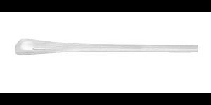 Acetaat oortip transparant Ø 1,25 mm