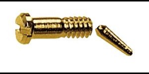 Gleufschroef goud Ø 1,4 lengte 4,8/7,8 mm