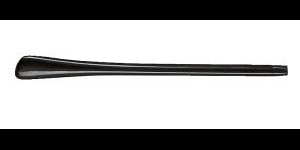 Acetaat oortip zwart Ø 1,45 mm