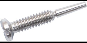 Gleufschroef zilver Ø 1,2 lengte 4,5/7,5 mm