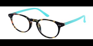 Leesbril Doktor new G65800 havanna-turquoise Panto