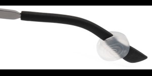 Anti-slip oortips met twee openingen rond transparant