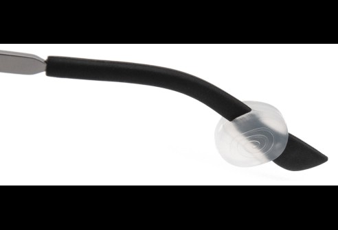 Anti-slip oortips met twee openingen rond transparant