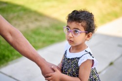 Sara transparant lila/paars, maat 40