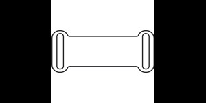 Prijsetiketten, Flexibel, 53 x 26 mm, opening: 22 mm