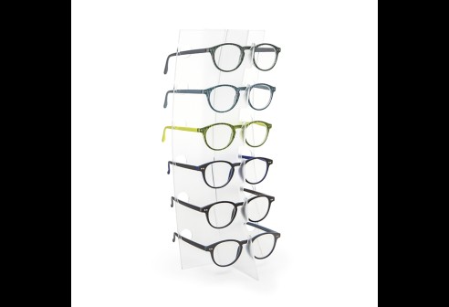 Brillendisplay acryl mat, large