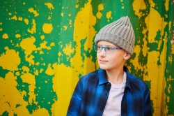 Michele transparant blauw/denim, maat 45