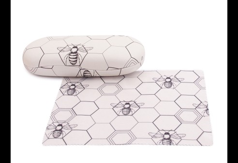 Etui Bee met microvezeldoekje