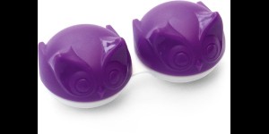 Contactlenzen houders - Uil, donkerpaars