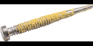 Gleufschroef zilver Tuflock Ø 1,3 lengte 11,6 mm