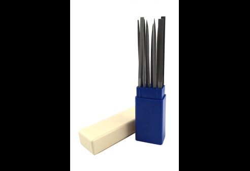 Naaldvijlenset in kunststof doosje