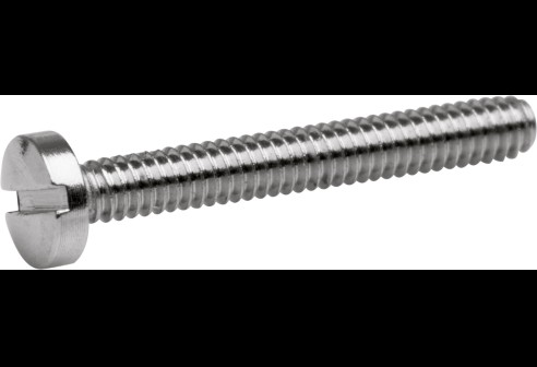 Gleufschroef zilver Ø 1,2 lengte 10 mm