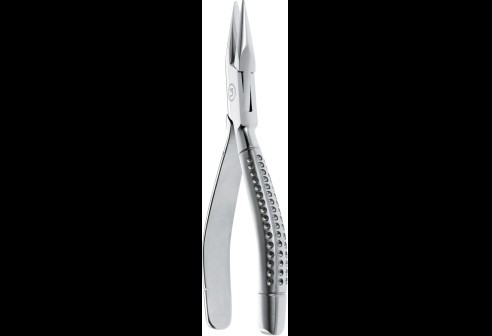 Spitstang half vlak, half rond