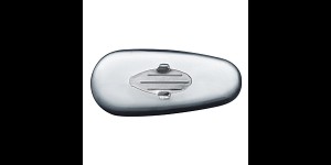 PVC pad RayBan zilver kern 15mm