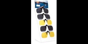 Assortiment polarisatievoorhangers 9319 en 9321 met display